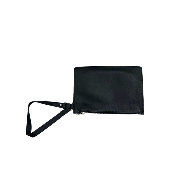 Burberry EUC Authentic Wristlet Clutch Wallet Leather Black - Picture 7 of 9